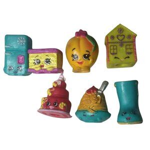 Shopkins Season 3 Minifigures Rare and Common‎ Lot of 7